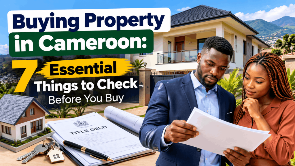 Buying property in Cameroon - property documents and home inspection